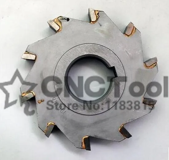 1PCS 63*4*5*6*8*10*12*14*16 alloy with three edge milling cutter, Alloy milling cutter,Suitable for processing groove