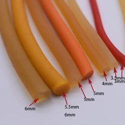 구멍이 없는 고체 탄성 고무, 천연 라텍스 요가 로프, 스포츠 운동 및 피트니스에 사용, 1 미터 직경, 5-6mm