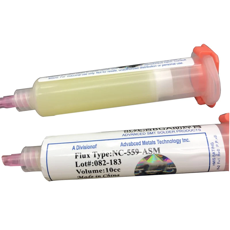 Syringe Solder Paste Flux Grease Repair Solde NC-559-ASM 10CC PCB BGA Soldering Paste Flux Solder Ball Flux Paste +Needle