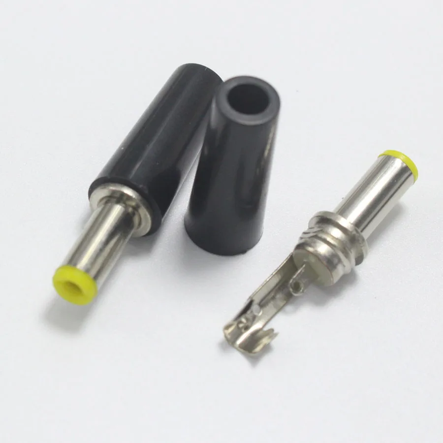 4 قطعة 5.5*2.5 مللي متر/5.5*2.1 مللي متر تيار مستمر قابس طاقة ABS 5.5 مللي متر ذكر المقابس موصل DIY بها بنفسك إصلاح الصوت مهايئ الرافعة