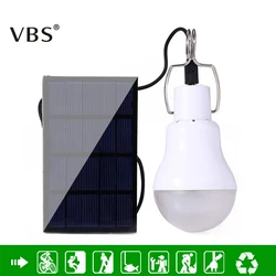 LED Solar Powered Portable Led Bulb Lamp Solar Energy-Saving Lamp LED Lighting Solar Panel Camping Light Equivalent To 15w