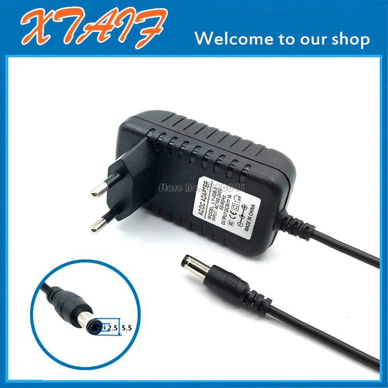 1PCS 5V 1A New AC 100V-240V Converter Adapter DC 5V1A 1000mA Power Supply EU Plug DC 5.5mm x 2.1mm Free post shipping