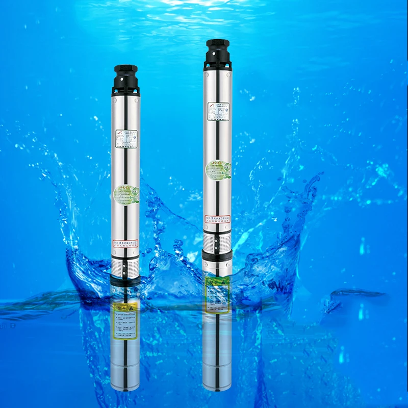 4000L/h mini micro submersible motor pump new water pumps 220v water pump submersible SS304 portable electric water pump