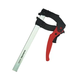 Ratchet f clamp wood working quick grip f style bar with plastic grip wood clamp