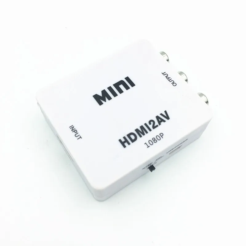 1080P HDMI TO AV 3 RCA คอมโพสิต CVBS S-VIDEO CONVERTER อะแดปเตอร์ PS3 SKY HDTV DVD สำหรับกล่องทีวี