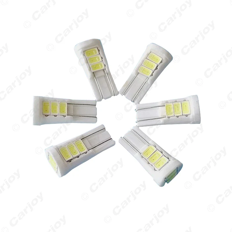 LEEWA 4ชิ้นSuper w Hite 194 168 W5W T10เซรามิก5730 8SMD 2วัตต์ลิ่มด้านใบอนุญาตจานแสงโคมไฟDC12V # CA4577