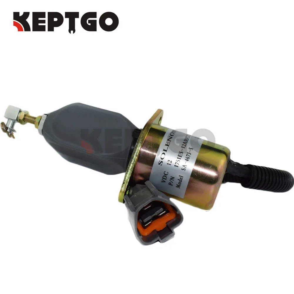 

NEW SA-4673-S 24V 1751ES-24A3UC12B1S Stop Shutoff Solenoid For Yanmar 4NTE94 Engine