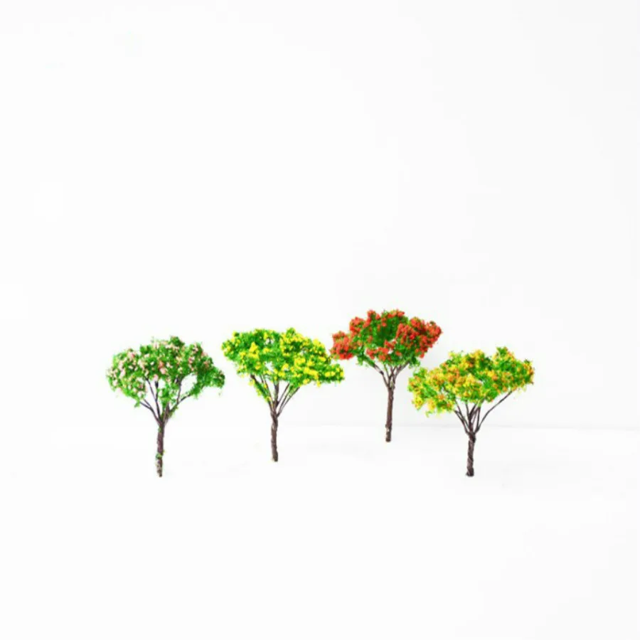 20pcs/lot 6.5cm Iron Wire Ho Scale Model Tree For Architecture Ho Train Layout And Railway Model Building