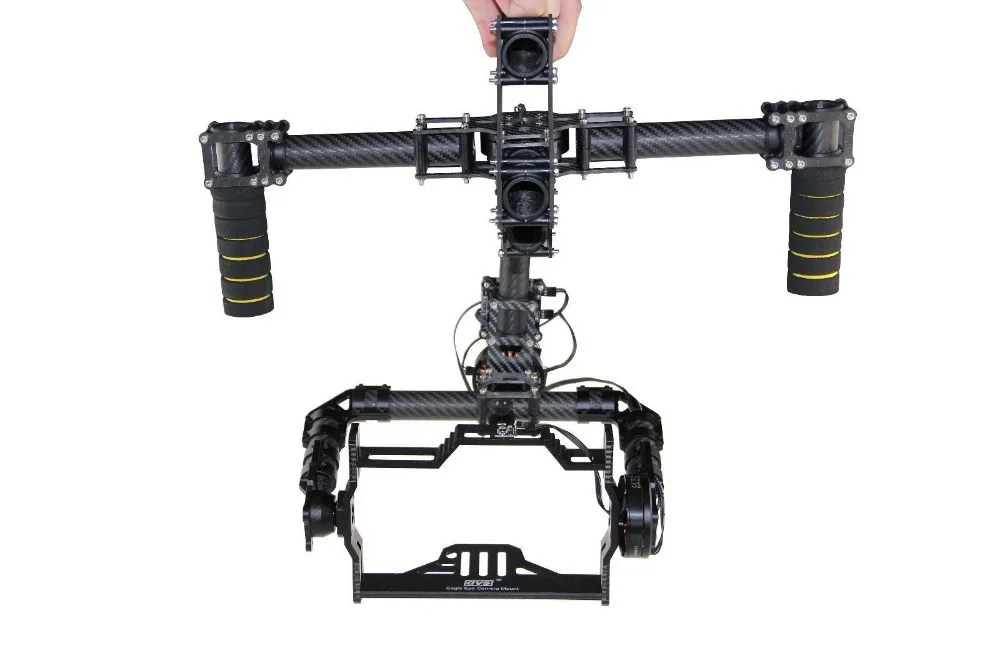 

3-Axis DSLR Handle Carbon Brushless Gimbal w/5208 Motor & Controller Run Movie