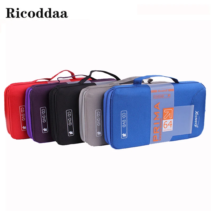 

96/64 Disc Capacity DVD CD Case Holder For Car Media Storage CD Bag Portable Carry Bag Box For DVD CD Accessories