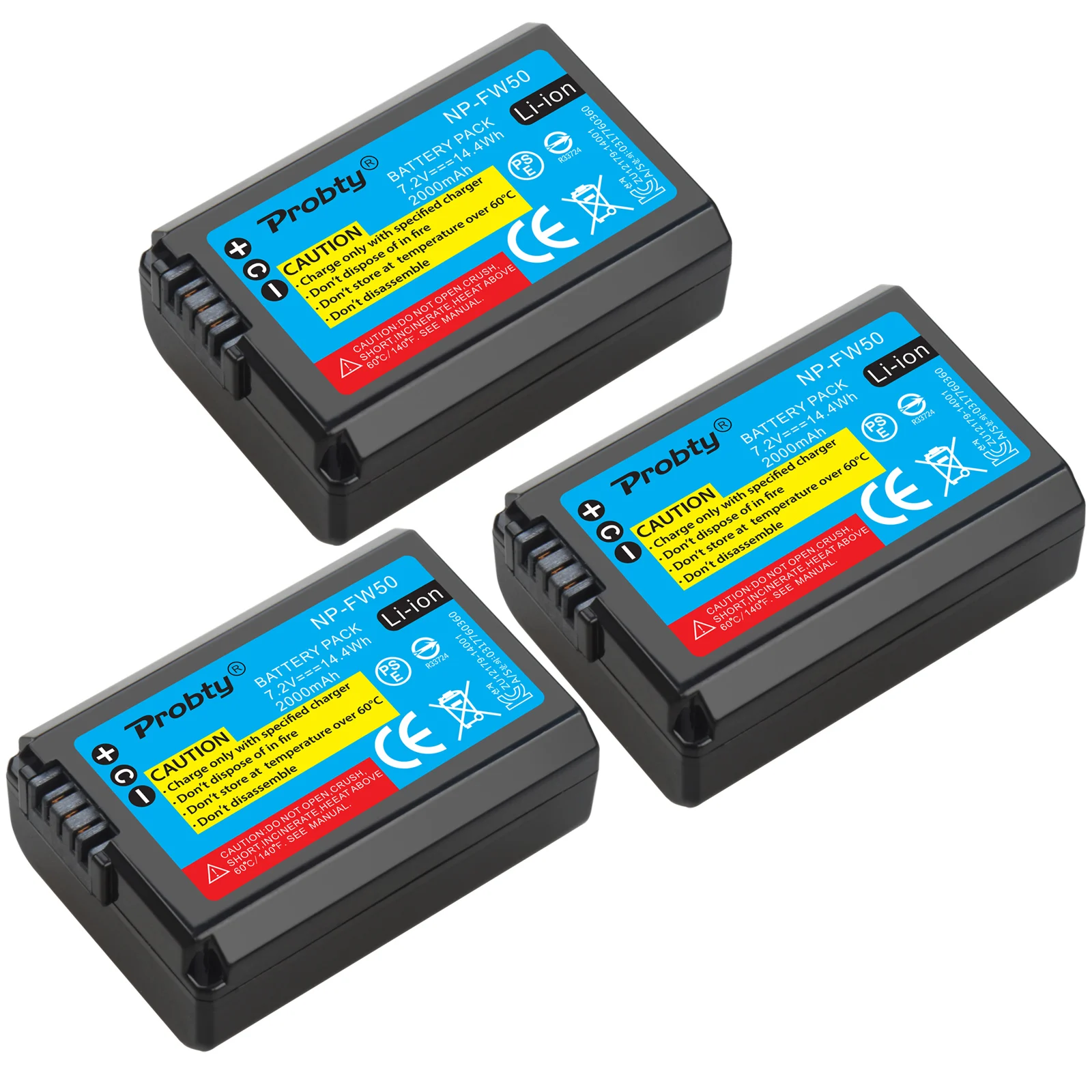 

3pcs 2000mah NP-FW50 NP FW50 Battery AKKU For Sony NEX-7 NEX-C3 NEX-F3 SLT-A33 SLT-A35 SLT-A37 SLT-A55V NEX-5 Alpha a6000