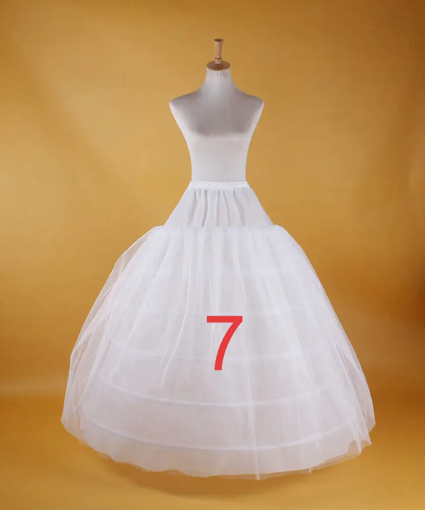 2018 Wedding Girls all'ingrosso In magazzino Crinoline sottoveste tutto stile TuTu Hoop sottogonna sottoveste da sposa abito da ballo Rockabilly