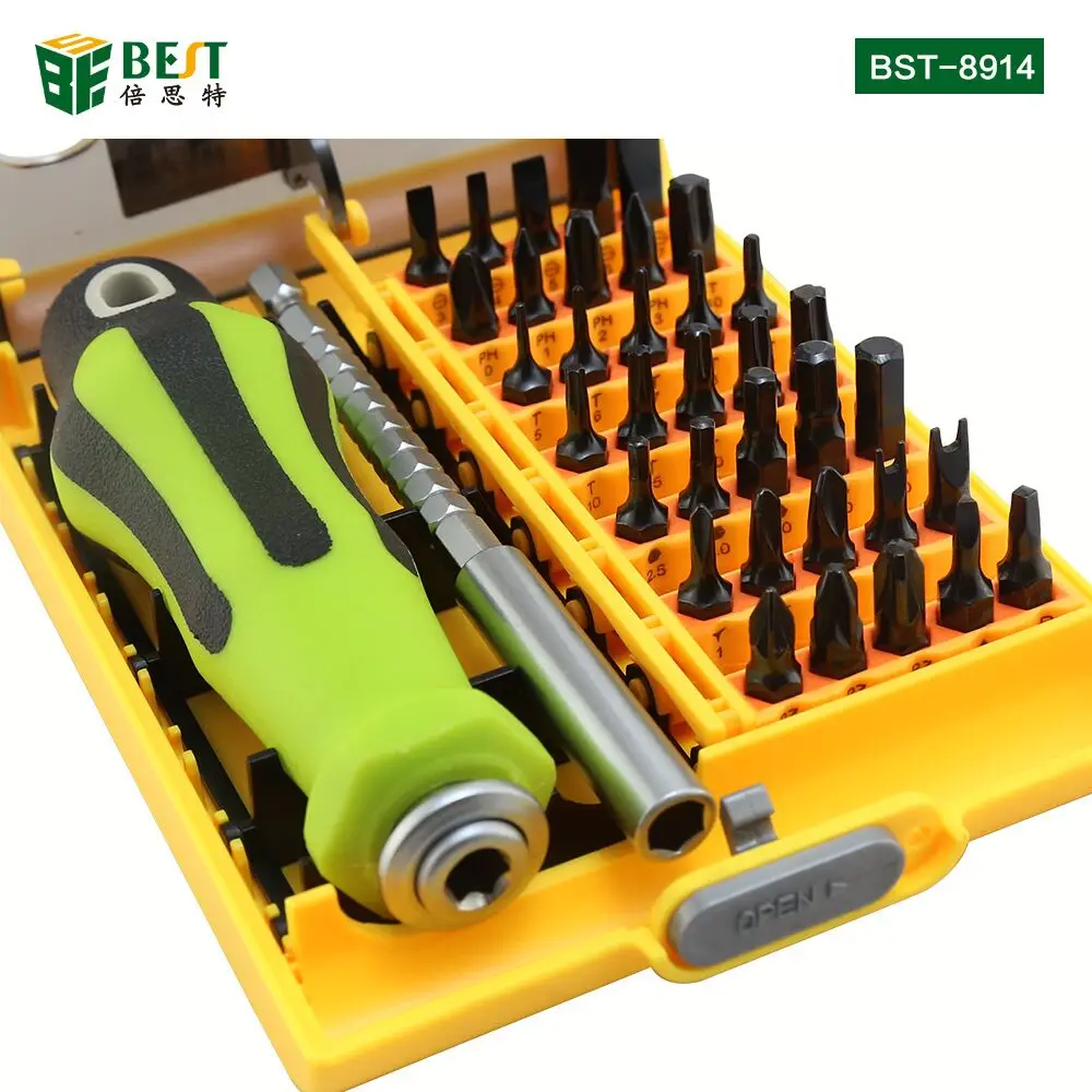 

BST-8914 Top Quality 37in1 Multifunctional Precision Screwdriver Set Electronic Screwdriver For iPhone Laptop Mini Repair Tools