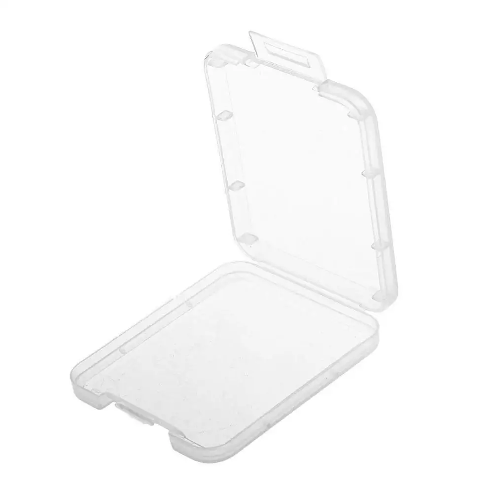 Premium Popular 10 pieces Plastic Memory Card Box Case SDHC XD MMC CF Storage Case Transparent Convenient