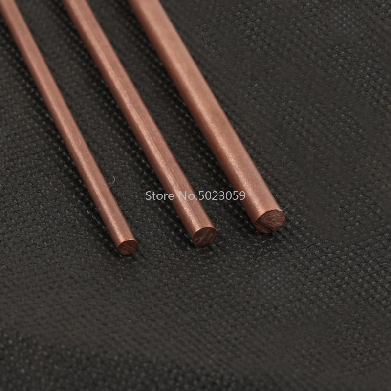 

2pcs Hand-done Copper Bar Rod 100mm Stick for Diy Knife Handle fastening parts Accessories 4-6mm