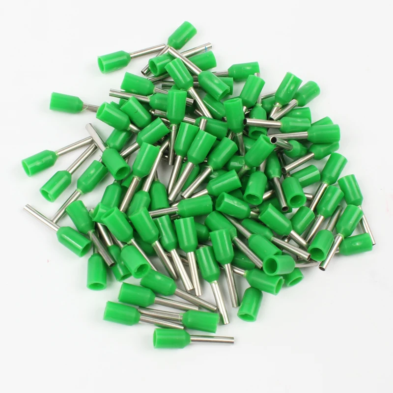 Dianqi E7508 100 Stks/pak Buis Isolerende Geïsoleerde Terminals 0.75MM2 Kabel Draad Connector Isolerende Crimp Terminal Connector E-