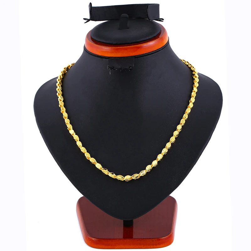 Ethlyn Handmade New Ethiopian THICK Necklace Gold Color  Africa Eritrea  Chain Dubai/Arab N034