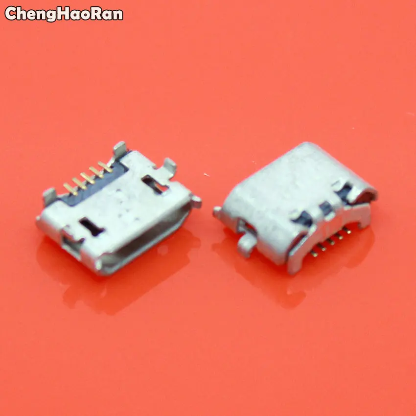 ChengHaoRan 50pcs Micro USB Jack Connector Female 5 pin Charging Socket For Mobile phone MP3 MP4 PDA