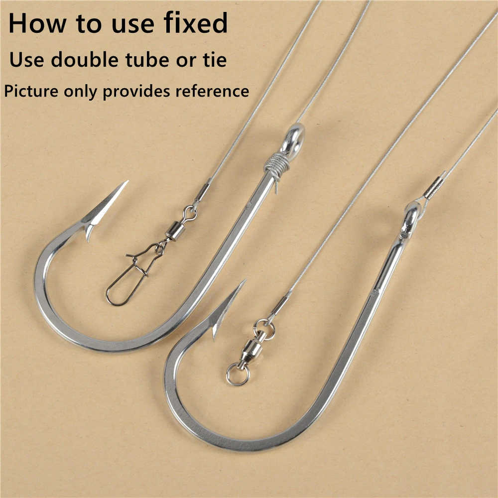 10M 70LB-368LB fishing steel wire line 7x7 strands Trace Coating Wire Leader Coating Jigging Wire Lead Fish Jigging Line 0.8-2mm