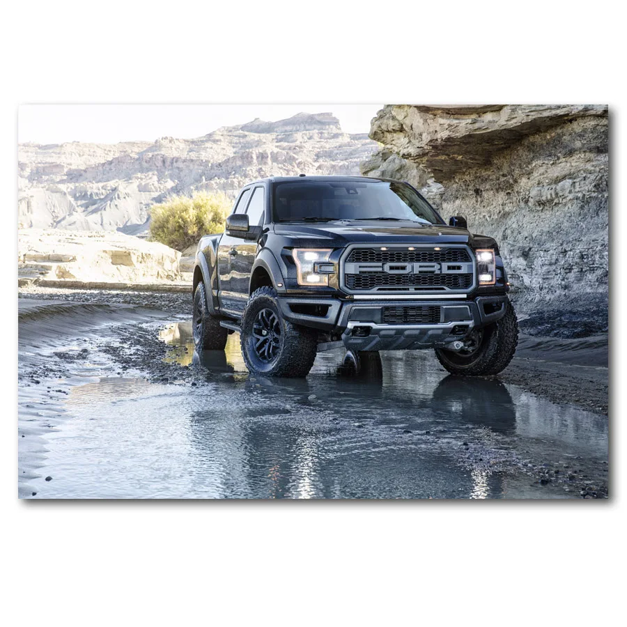 F150 Raptor Pickup Muscle Car Picture Wall Art Posters Canvas Prints Art Paintings For Living Room Decor