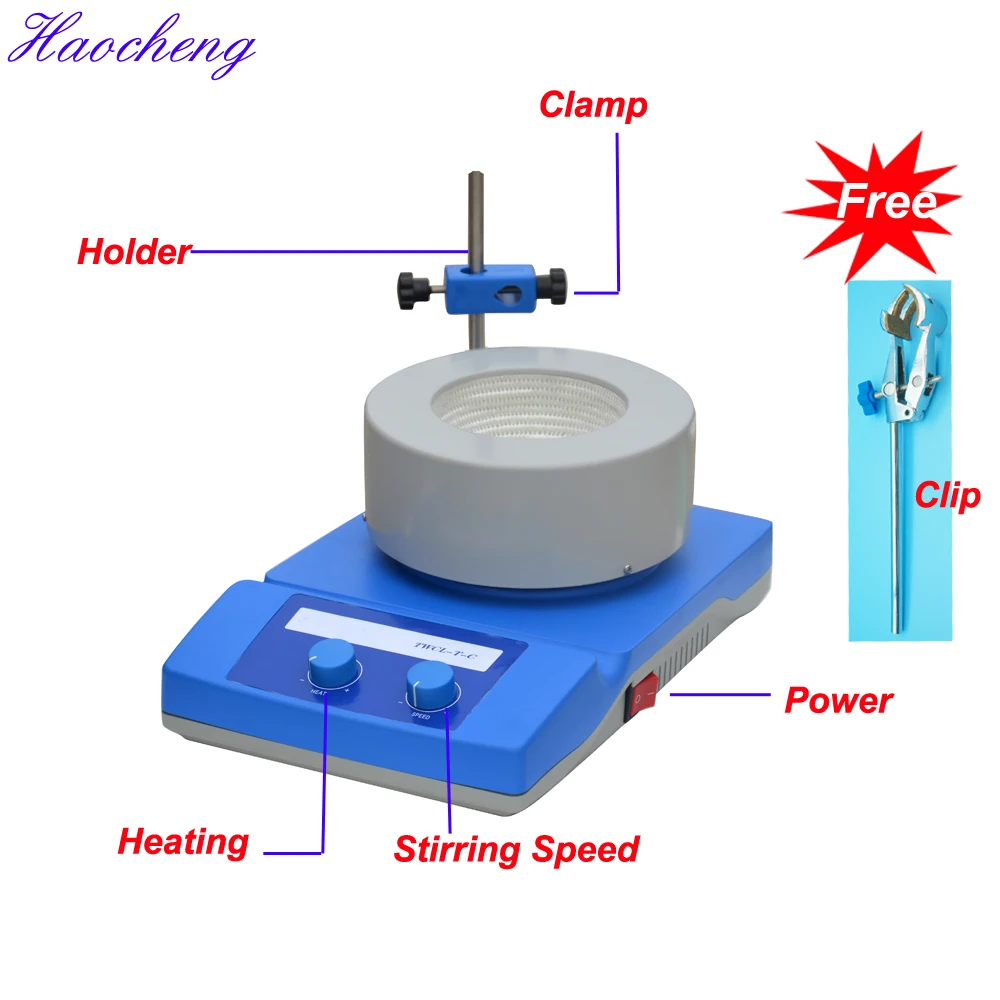 Free shipping, 100ml lab Chemicals thermostat stirring heating mantle