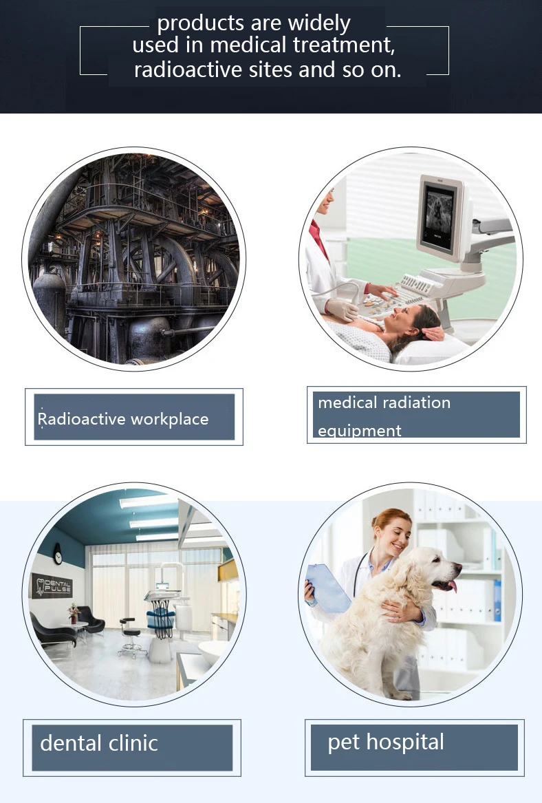 Supply radiation protection lead glasses protection from X-ray and gamma ray,can cover prescription glasses with a width 140mm