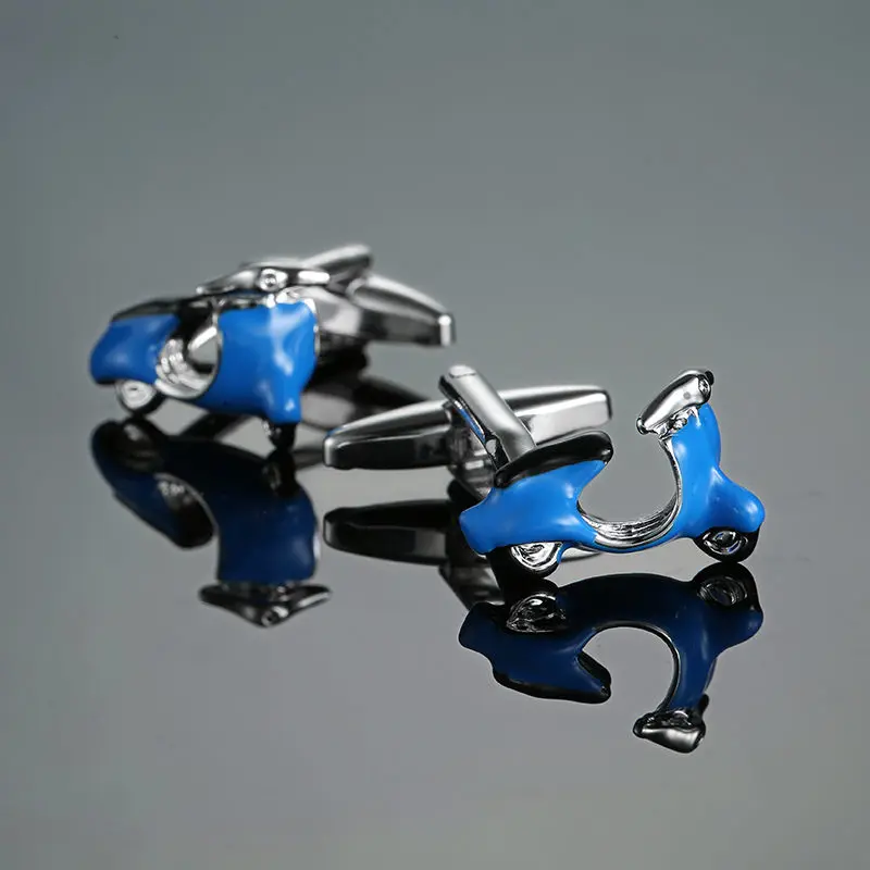 3D  Motorcycle Cufflinks for Mens Shirt Brand Cuff bottons Wedding Cufflinks High Quality Business  Jewelry