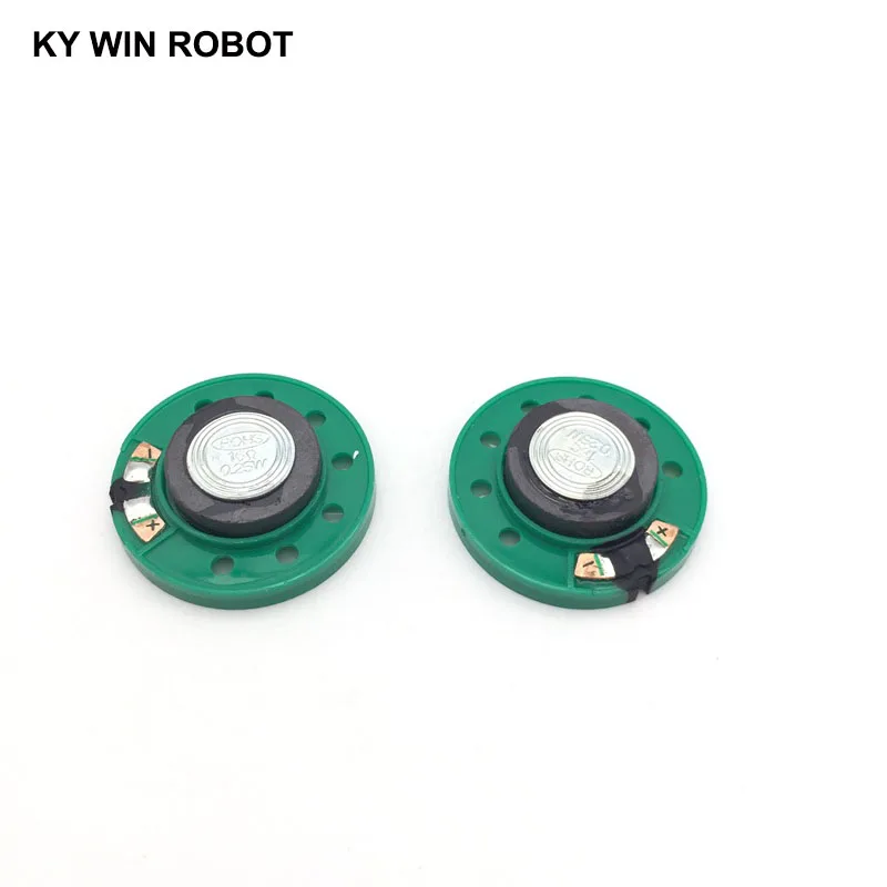 2pcs/lot New Green Ultra-thin Mini speaker 16 ohms 0.25 watt 0.25W 16R speaker Diameter 36MM 3.6CM thickness 7MM