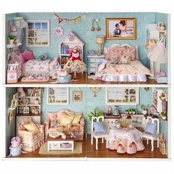 DIY Small House Handmade Rooms Handmade Toys Assembly Model Creative Birthday Gift for Girl Friend Kid Children