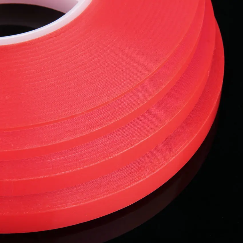 

5 Rolls Width 6mm x10m thickness 1mm,Double-sided Transparent Clear Acrylic Adhesive Tape, Wide-range in application