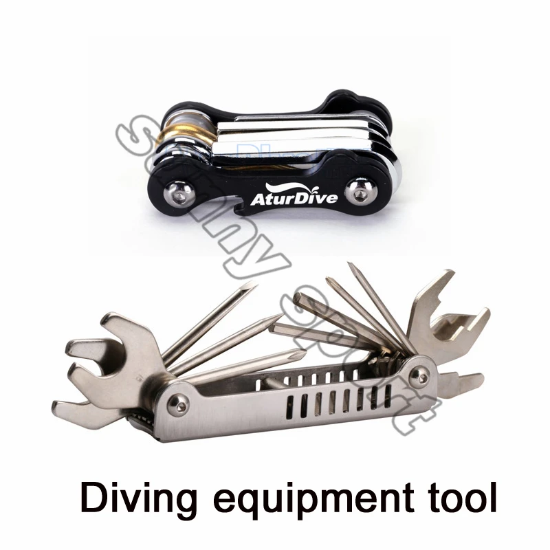 Diving equipment tool Professional use  Maintenance regulator Stainless steel spanner screwdriver