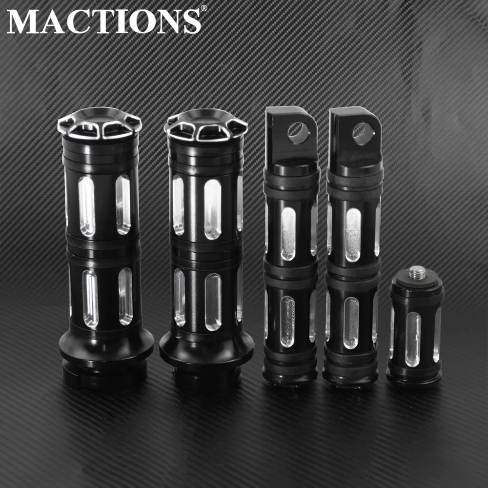 

Motorcycle Footpegs Footrest Pedal+Hand Grips+CNC Shifter Peg Billet Aluminum For Harley Sportster Touring Dyna Softail Custom