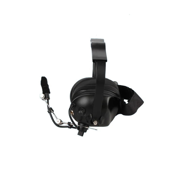 Heavy Duty headset headphone Noise Cancelling K plug for kenwood,baofeng,quansheng ,tyt etc. walkie talkie black color