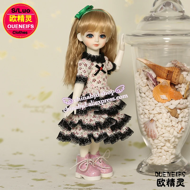 

Doll BJD Clothes 1/6 Original Skirt Floral Dress For Yosd Body YF6-100 Doll Accessories