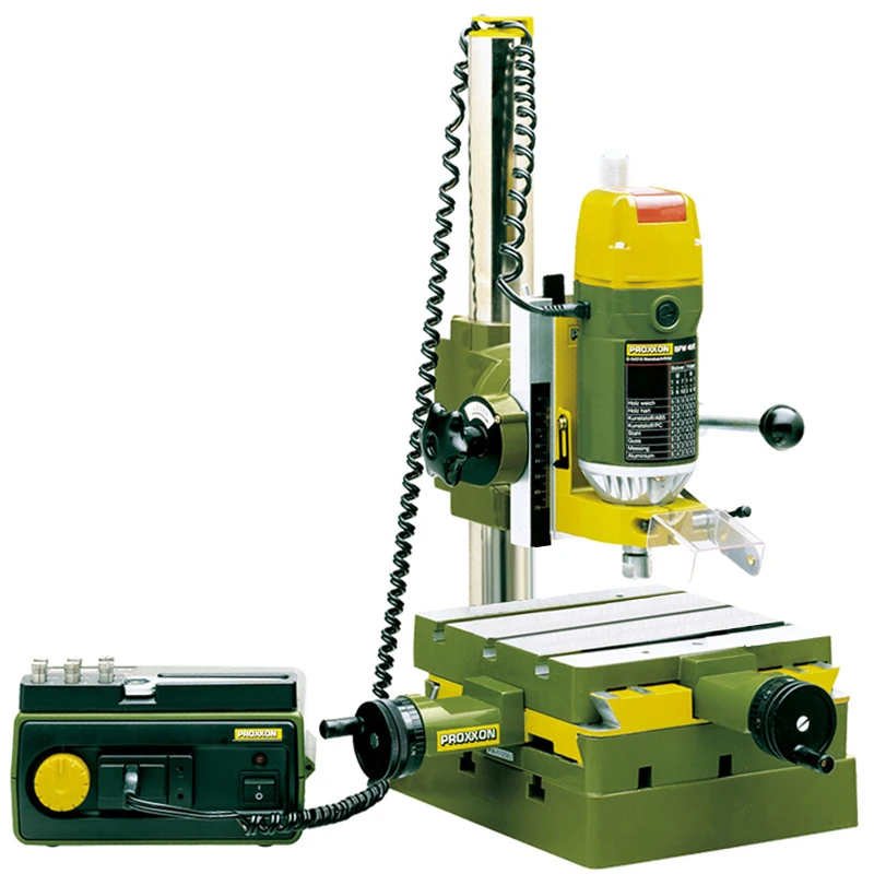 PROXXON mini magic drilling and milling machine, multi-function small drilling machine milling machine three-piece set 20165