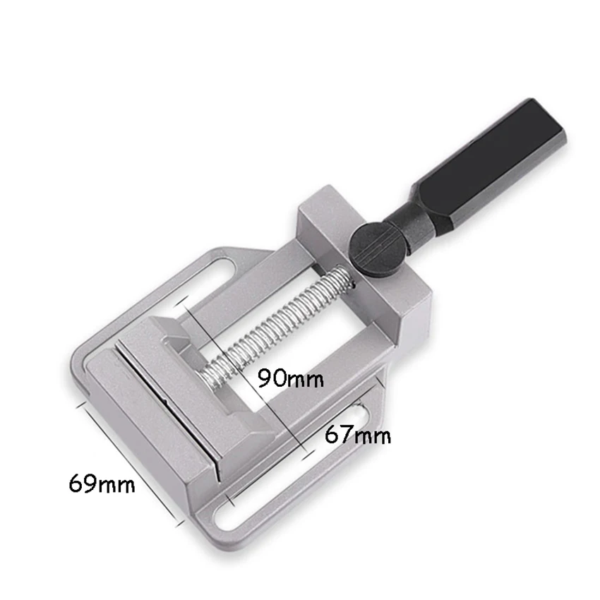 Mini Multi-functional Bench Vise Household Workbench Small Vise Flat 70mm Aluminum Alloy Tools Clamp On Table Bench Vise