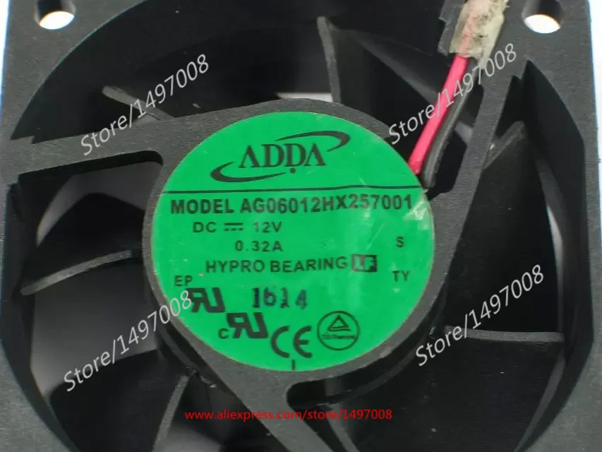 ADDA AG06012HX257001 DC 12V 3.24A 60x60x25mm Server Cooling Fan