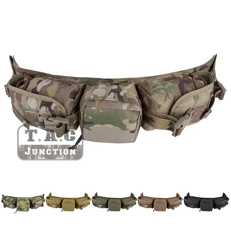 EmersonGear High Speed Triple Sniper Waist Bag Belt Pack Storage Bag Emerson Magazine Ammo Pouch Mc