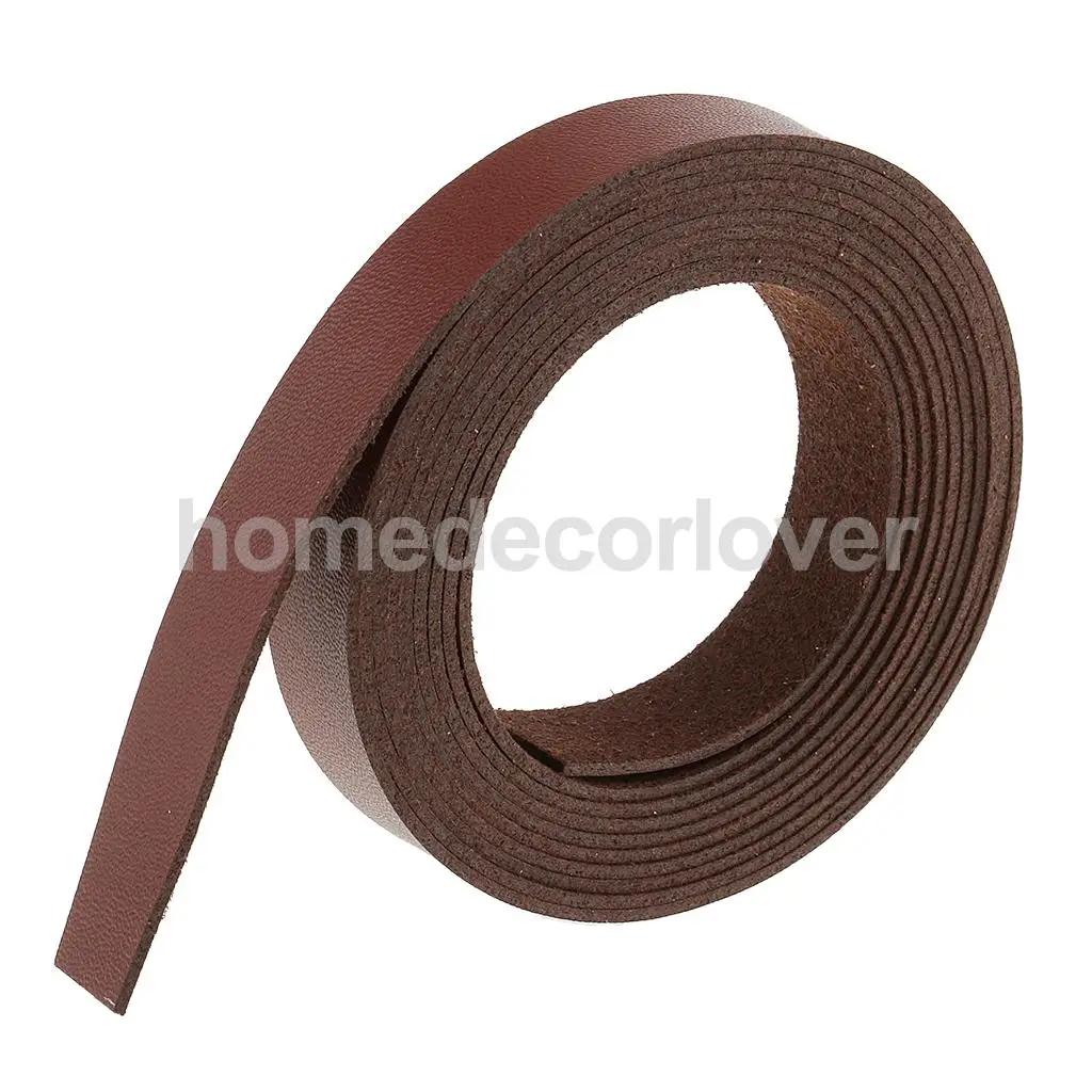 2 Meters Long DIY Leather Crafts Straps Strips 1.5cm Wide Bag Handle Leathercrafts Supplies