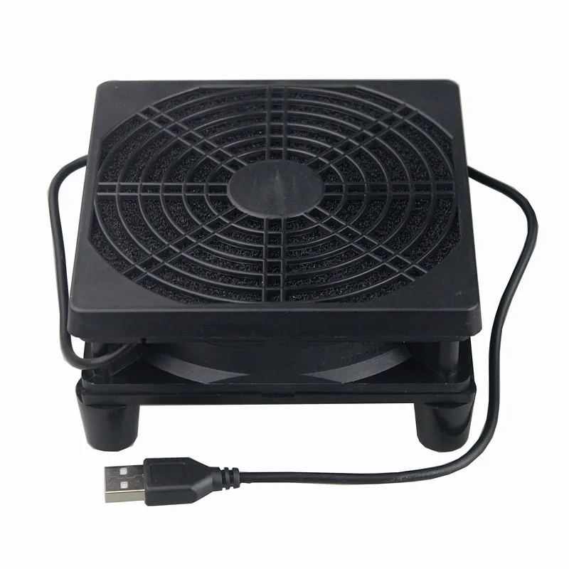 Gdeste 5v usb tv box sem fio, roteador ventilador de refrigeração 120mm 12cm 120x120x25 ventilador refrigerador de computador, mm pc