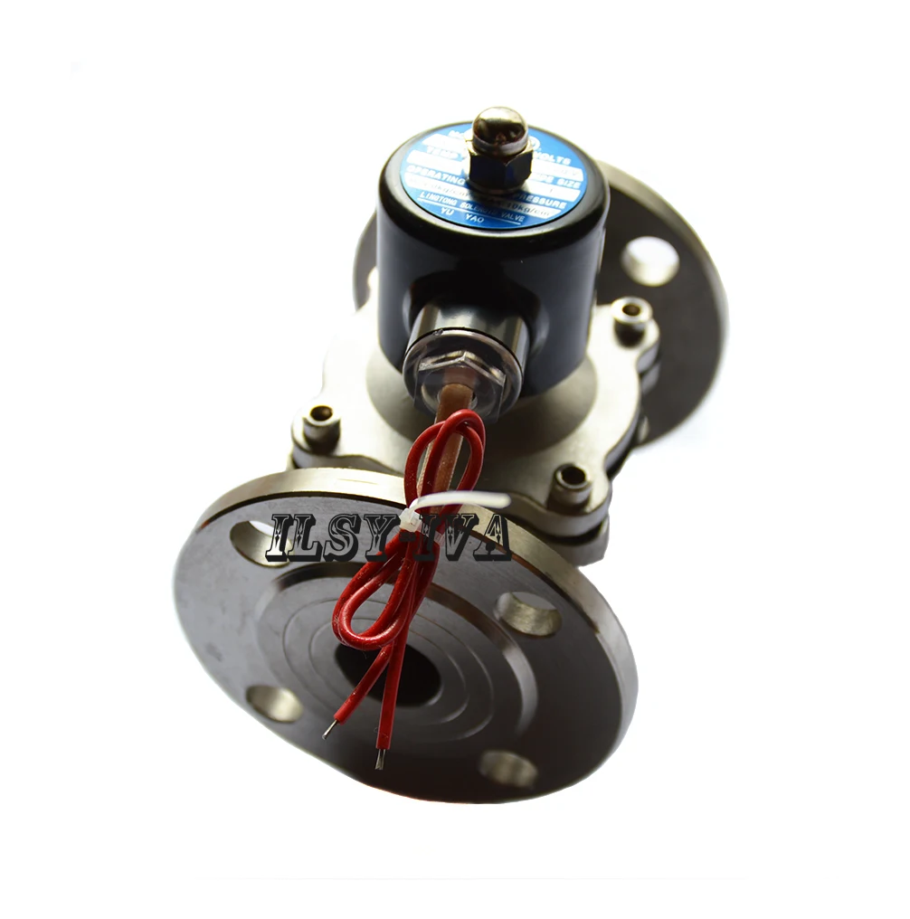 DN25 AC220V two way stainless steel Normally closed flange solenoid valve