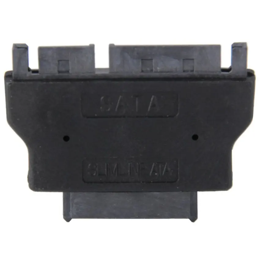 Cablecc-adaptador Micro Sata para portátil, convertidor de 13 pines (7 + 6) macho a SATA de 22 Pines, 7 + 15 hembra, color negro, CD-ROM