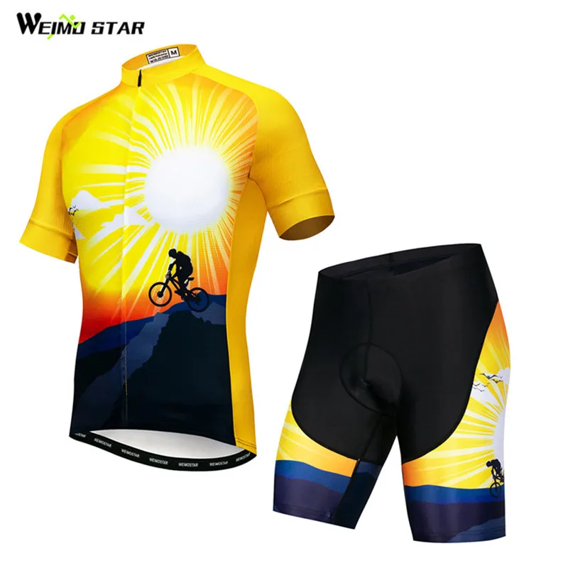 

Weimostar 2018 Pro team Cycling Clothing Summer Mountain Bike Cycling Jersey Set Men Maillot Ciclismo Racing MTB Bicycle Clothes