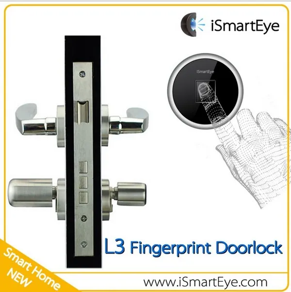 L3 Digital Fingerprint Door Lock Cylinder Fingerprint Remoter And Mobile Door Open Locks 70mm 80mm 90mm Free Shipping