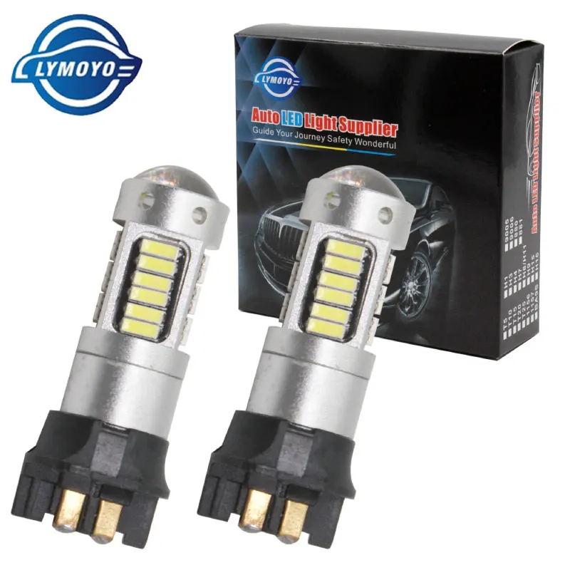 

PWY24W PW24W LED Bulbs 30smd canbus Front Turn Signal Lights daytime running light drl amber MINI DRL Daytime Lights 1pcs