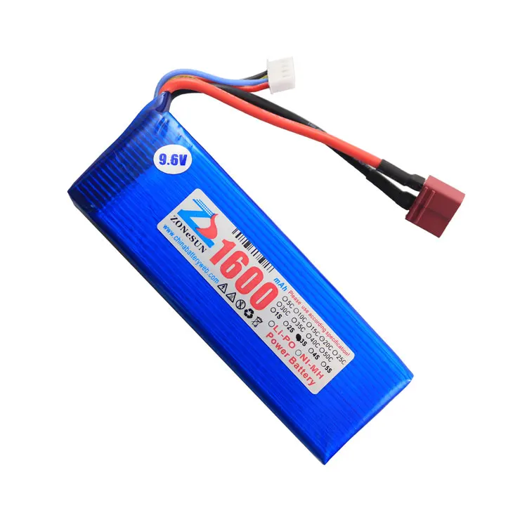 New In 9.6V 2400mAh core power polymer lithium iron battery model CS helicopter aerial vehicle Rechargeable Li-ion Cell