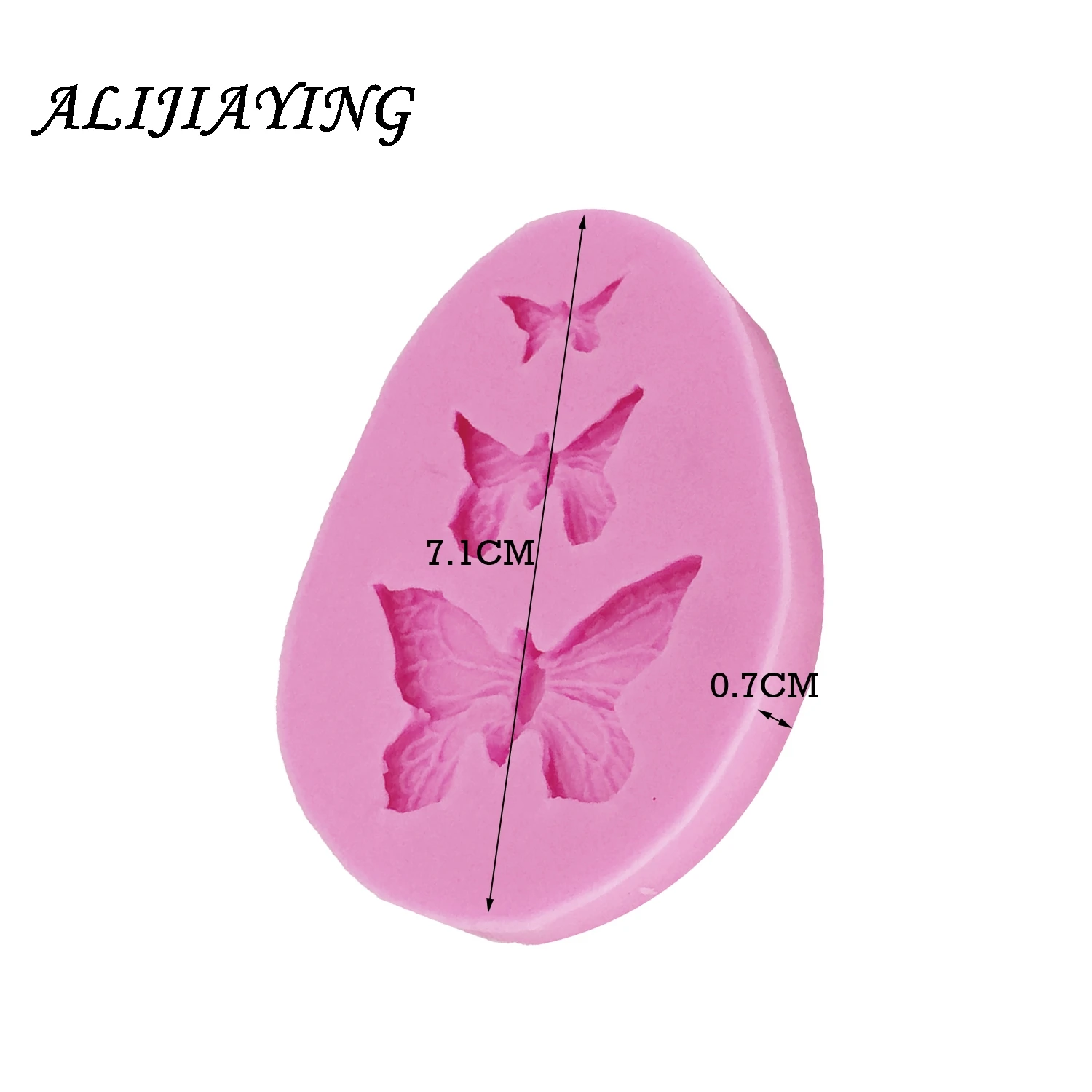 Moldes de silicona con forma de mariposa para decoración, herramientas de decoración de pasteles, chocolate, fondant, boda, 1 piezas, D0101