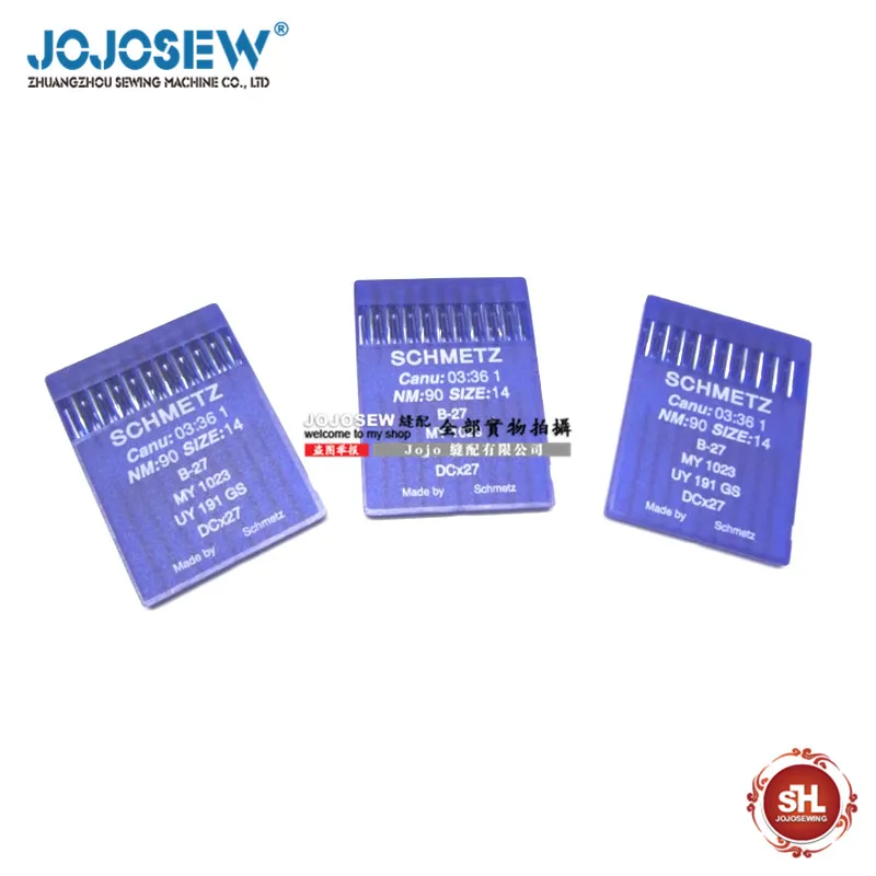 DCX27 SUK SES 100pcs/lot Schmetz Industrial Sewing Machine Needles Canu:03:36 1 B-27 UY 191GS DCX27 SUK SES MY1023 90/14