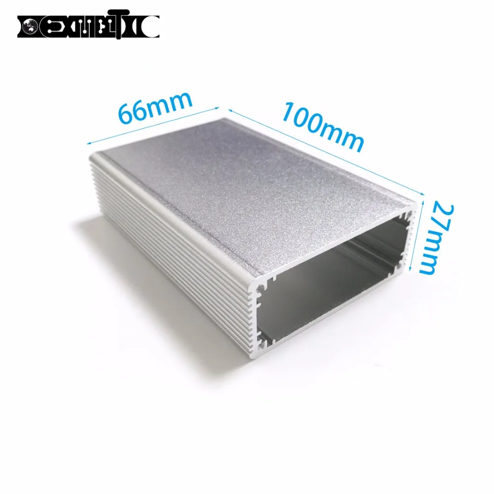 

Aluminum Enclosure electrical project box Case DIY 27mm(1.06")(H)X66mm(2.59")(W)X100mm(3.93")(L) NEW