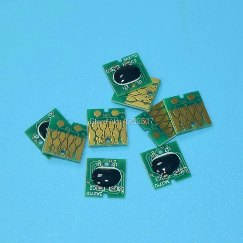 T7601 -T7609 P600 Permanent Use ARC Chip For Epson Surecolor P600 Auto Reset Chip SC-P600 Printer Ciss Refillable Cartridges